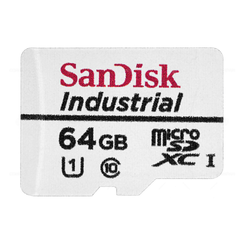 SANDISK INDUSTRIAL 64GB  SANDISK INDUSTRIAL 64GB MICRO SD XC MEMORY CARD
